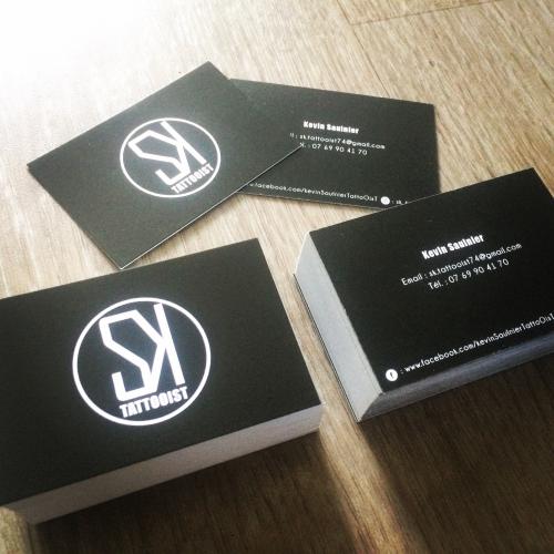 Création du logo SK Tattooist & des cartes de visite