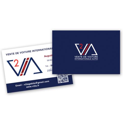 Création du logo V2IA & des cartes de visites